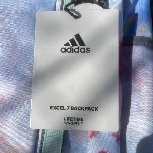 Adidas Excel 7 Tie Dye 16" Tech Laptop Backpack Athletic Colorblast 34L Gym Bag - Picture 2 of 4